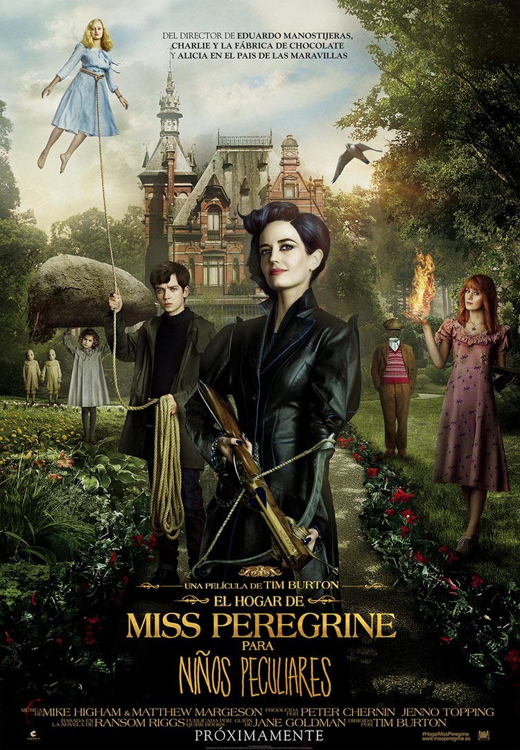 Película El hogar de Miss Peregrine para niños peculiares en Xunqueira Cines de Cee