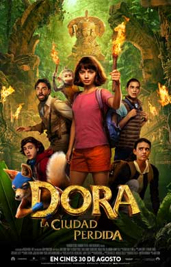 Película Dora y la ciudad perdida en Xunqueira Cines de Cee