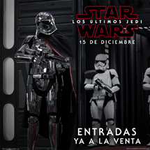 Promoción Star Wars Episodio VIII: Los últimos Jedi en Xunqueira Cines de Cee
