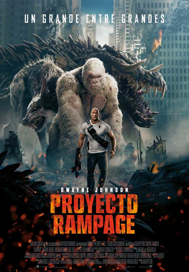 Película Proyecto Rampage en Xunqueira Cines de Cee