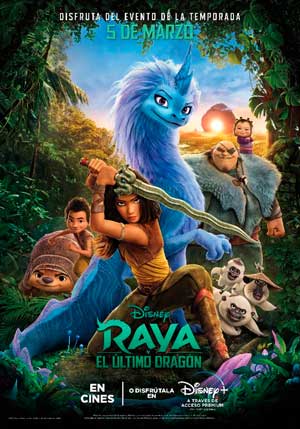 Película Raya y el último dragón en Xunqueira Cines de Cee